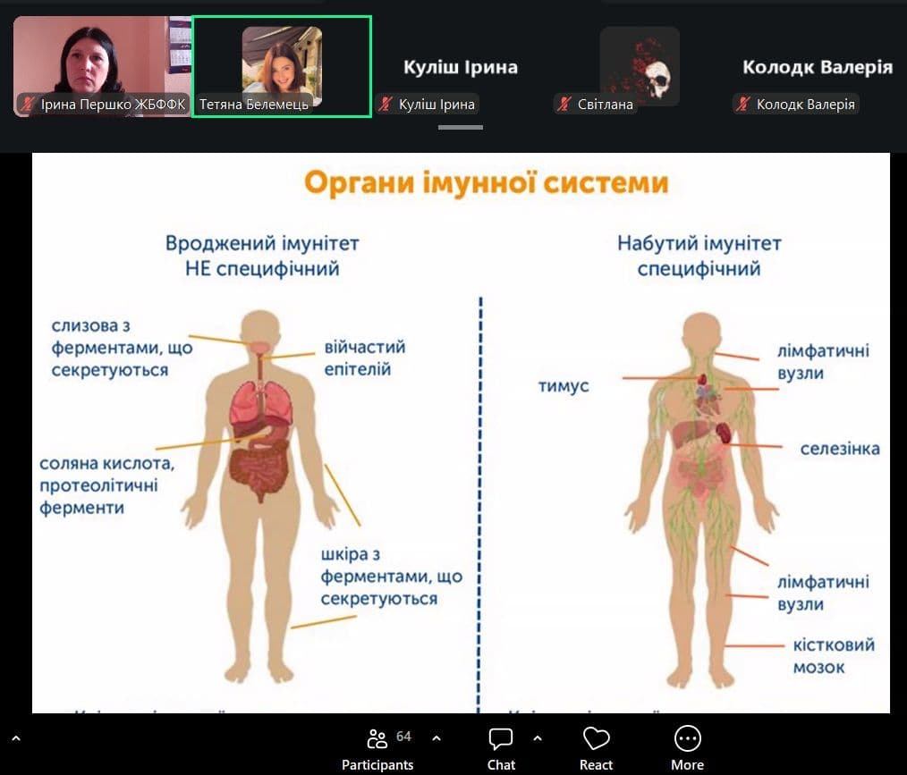 Нові знання від експертів – освітні лекторії від викладачів НУХТ для студентства ЖБФФК